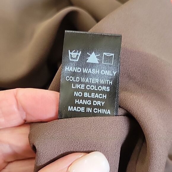 DRESS FORUM Brown and Orange Floral Maxi Skirt Size Small - Picture 10 of 10